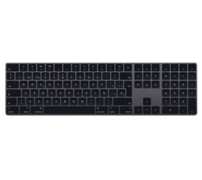 Teclado Apple Magic Keyboard con teclado numérico (versión en español). Color Gris Espacial, MRMH2E/A
