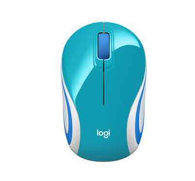Ratón (Mouse) Óptico Modelo M187, Inlámbrico (USB), Hasta 1000 DPI, Color Verde, Tamaño Mini, LOGITECH 910-005363