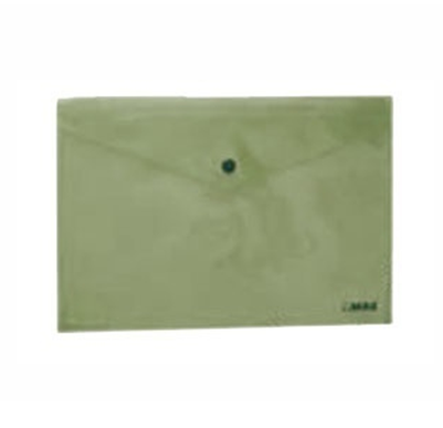 Sobre con Broche Tamaño Carta (Horizontal), 12 Piezas, Color Humo, Polipropileno, MAE SBAH-HU