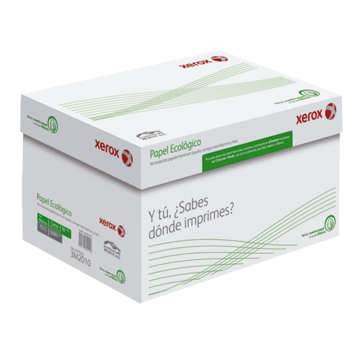 Caja de Papel Bond Tamaño Oficio, Color Blanco, 75 Gramos, Ecológico, Blancura 92%, Contenido 10 Remas de 500 Hojas C/U, XEROX 003M02012