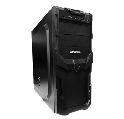 Gabinete NACEB ATX Evotec KABUL EV-1005 Fuente 600W USB 3.0 Negro