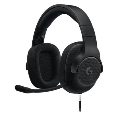 Audífonos Con Micrófono Gamer Modelo G433, 3.5 mm, Sonido DTS 7.1, Color Negro, Longitud Cable 2.0 Metros, LOGITECH 981-000667