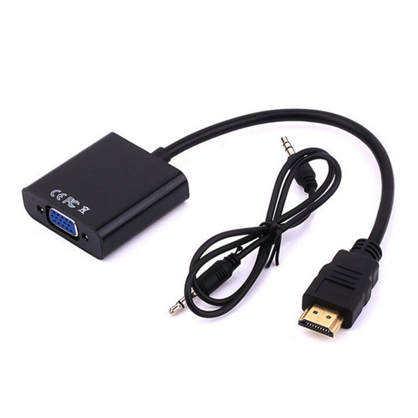 Adaptador de Video HDMI - VGA (M-H), C/ Cable de Audio 3.5mm, XCASE HDMITOVGA