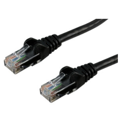 Cable de Red (Patch Cord), Cat 5E, RJ45 - RJ45 (M-M), 3.0 Metros, Color Negro, INTELLINET 320764