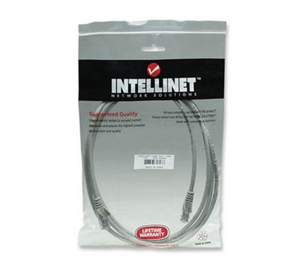 Cable de Red (Patch Cord), Cat 6, RJ45 - RJ45 (M-M), 2.0 Metros, Color Gris, INTELLINET 362238