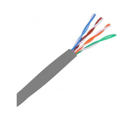 Bobina Cable UTP Cat 5E, 4 Pares, 305 Metros (1,000 ft), Color Gris, Uso Interior, SAXXON OUTP5ECCA305G 
