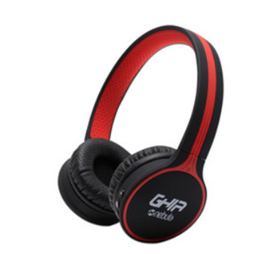 Audífonos Con Micrófono, Modelo Nebula, Bluetooth (BT 4.0), Color Rojo / Negro, GHIA GAC-104