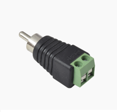 Adaptador RCA Macho para Video O Audio con Terminal Atornillable, EPCOM JRR591