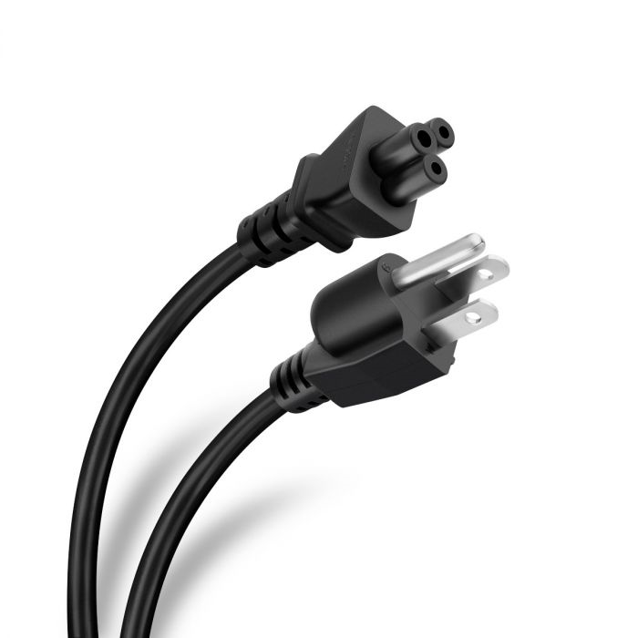 Cable de Energía (Interlock) Tipo Trebol, Longitud 1.8 Metros, GIGATECH CC3T18-1/8