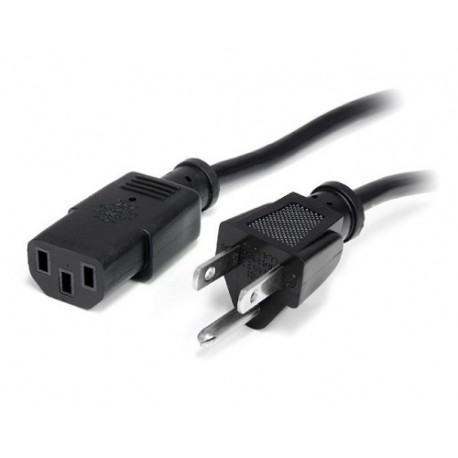 Cable de Energía (Interlock) P/ Equipos de Cómputo, Longitud 1.8 Metros, GIGATECH CC3C18-1.8