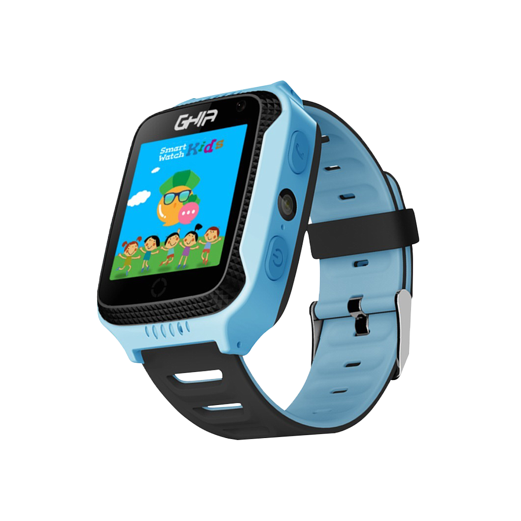 Smartwatch GHIA Kids GAC-124, Pantalla de 1.44" (240p x 240p), Bluetooth, Compatible con iOS y Android, SIM Card 2G, Color Azul