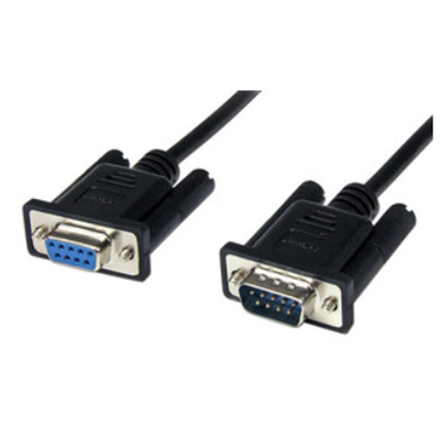 Cable DB9 - DB9 (M-H)), Color Negro, Longitud 1.0 Metros, STARTECH SCNM9FM1MBK