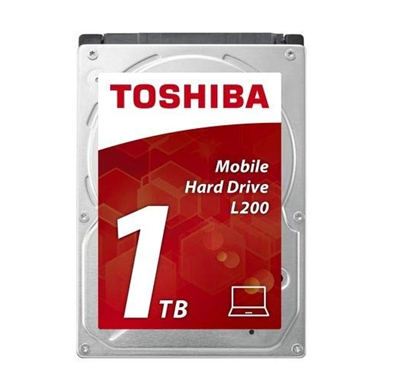 Disco Duro Interno L200, Capacidad 1TB (1,000GB), F. F. 2.5", SATA III (6Gb/s), TOSHIBA HDWL110UZSVA