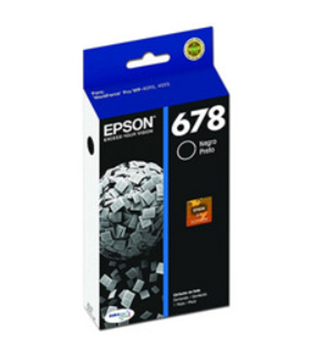 Cartucho de Tinta Original 678 Color Negro, Rendimiento Aprox 2,400 pags, EPSON T678120-AL