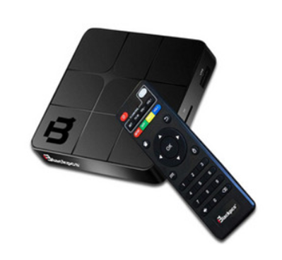 TV Box Blackpcs Small Box, Soporta Hasta 4K 60Hz, 3D, CPU Quad Core, RAM 2GB, Almacenamiento 8GB, Wi-Fi, Ethernet, Android 7.1, EO404K-BL