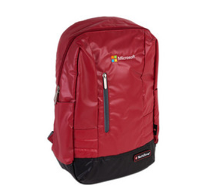 Mochila TechZone TZ16LBP22 para laptop de hasta 15.6" Edición Microsoft,  Rojo/Negro