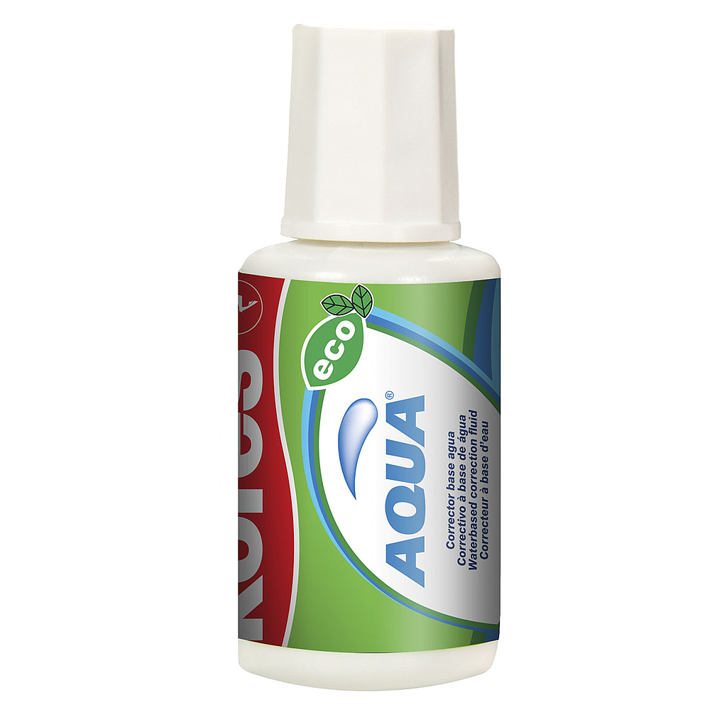 Corrector Liquido Modelo Aqua, Base Agua, 20 Mililitros, KORES 691019