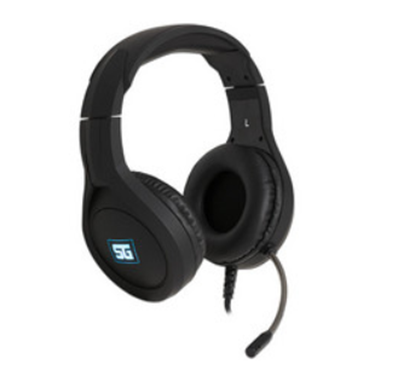 Audífonos Con Micrófono Gamer Start The Game, Alámbricos (3.5 mm Doble), Color Negro, Longitud Cable 2.2 Metros, VORAGO HS-501