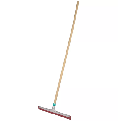Jalador Con Base De Acero KLINTEK, Goma De Hule 40 Centímetros,  Bastón de Madera, 120 Centímetros, TRUPER JALI-40A