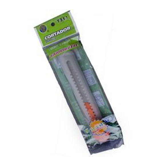 Cortador Grande Plastico Barrilito, Mango Transparente, T311