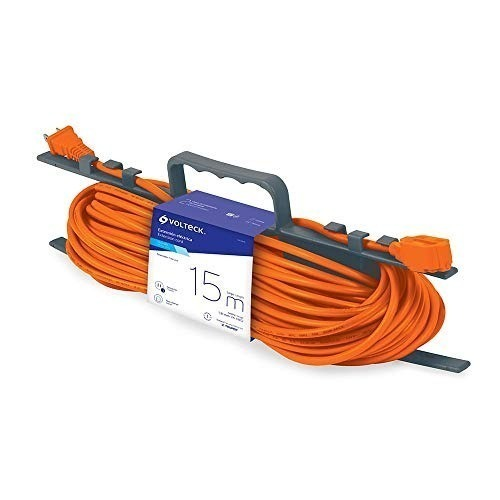 Extensión Eléctrica VOLTECK, Uso Rudo, Longitud 15 Metros, Calibre 16 AWG, TRUPER ER-15X16