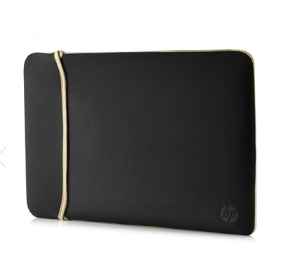 Funda de Neopreno Reversible, Color Negro/Dorado, Hasta 14", HP 2UF59AA#ABL