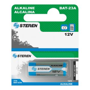 Batería Alcalina 12V 55MAH Tipo Cilindro, BAT-23A