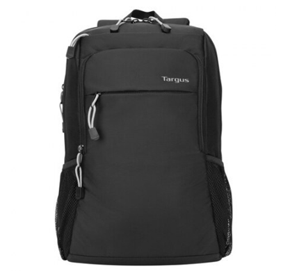 Mochila Intellect Plus, 2 Bolsillos Frontales,  hasta 15.6", Color Negro, Targus TSB967GL