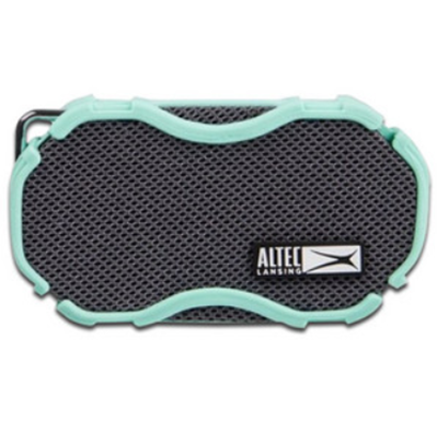 Bocina Portátil Modelo Baby Boom, Inalámbrica (Bluetooth), IP67, Recargable, Color Negro / Verde, ALTEC LANSING IMW269N-MTG-ESP