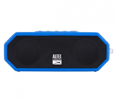 Bocina Portátil Modelo Jacket H20 4, Inalámbrica (Bluetooth), IP67, Recargable, Color Negro / Azul, ALTEC LANSING IMW449-RYB-SA