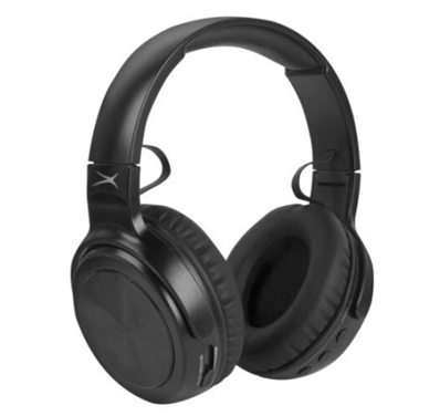 Audífonos Con Micrófono Modelo Rumble, Inalámbricos (Bluetooth) / Alámbricos (USB - 3.5 mm), Color Negro, ALTEC LANSING MZX701-BLK-ESP