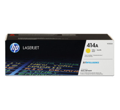 Cartucho de Tóner Original 414A Amarillo LaserJet, 2100 pags, HP W2022A
