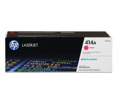 Cartucho de Tóner Original 414A Magenta LaserJet, 2100 pags, HP W2023A