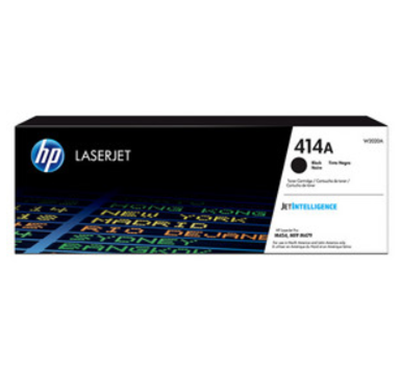 Cartucho de Tóner Original 414A Negro LaserJet, 2400 pags, HP W2020A