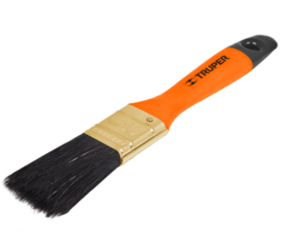 Brocha con Mango de Plástico, Ancho 1" (25.4mm), TRUPER BRT-1
