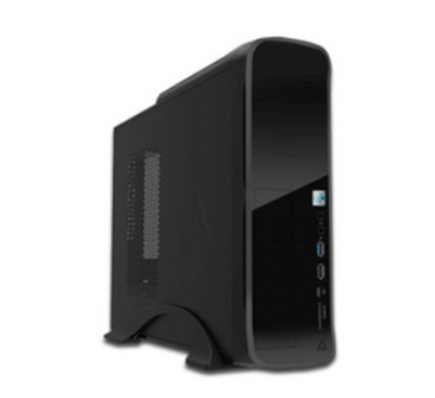 Gabinete IVO GI001, Midi-Tower, Slim, Micro-ATX/ITX, C/Fuente de 500W, USB 2.0 / 3.1, Color Negro, ACTECK AC-922753