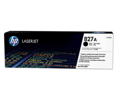 Cartucho de Tóner Original Laserjet 827A, Color Negro, Rendimiento Aprox 29,500 pags, HP CF300A