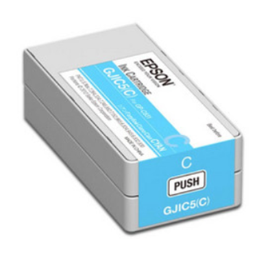 Cartucho de Tinta GJIC5C cian, para Colorworks C831, 32.5 ml, EPSON C13S020564