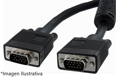 Cable de Video VGA DB15 (M-M), Color Negro, Longitud 15 Metros, GIGATECH CVGA-15/0