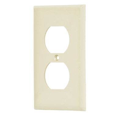Placa Dúplex, de ABS, VOLTECK Línea Standard, TRUPER PPDO-S