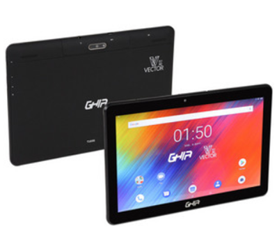 Tablet VECTOR 10.1 (T103G), Red Inalámbrica 3G, CPU Mediatek MTK8321, RAM 2GB, Almacenamiento 16GB, Soporta Micro SD, Pantalla 10.1", Wi-Fi 802.11 b/g/n, BT, Cámaras: 2MP/2MP, Android 8.1, GHIA T103G