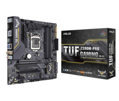 Tarjeta Madre TUF Z390M-PRO GAMING (WI-FI), ChipSet Intel Z390, Soporta Ci9 / i7 / i5 / i3 - 9na y 8va gen, Socket 1151, 4xDDR4, 64GB Max, Audio HD, Red, USB 3.1 y SATA 3.0, M.2, Micro-ATX, Asus 90MB0Y00-M0EAY0