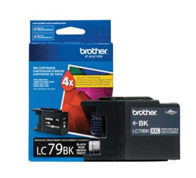 Cartucho de Tinta Original Modelo 79BK, Color Negro, Rendimiento Aprox. 2,400 Páginas, BROTHER LC79BK