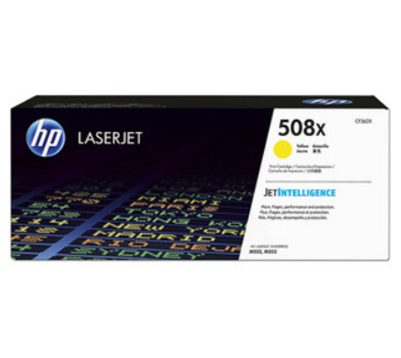 Cartucho de Tóner Original Laserjet 508X, Color Amarillo, Alto Rendimiento, HP CF362X