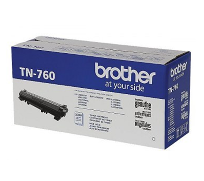 Cartucho de Toner Original TN760, Color Negro, Rendimiento Aprox. 3,000 Páginas, BROTHER TN760