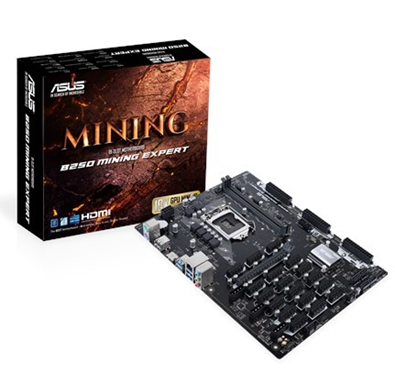 Tarjeta Madre B250 MINING EXPERT, ChipSet Intel B250, Socket 1151, 2xDDR4, 32GB Max, Integrado: Audio HD, Red, USB 3.0 y SATA 3.0, ATX, Ptos: 1xPCIEX16, 18xPCIEX1, Asus 90MB0VY0-M0AAY0