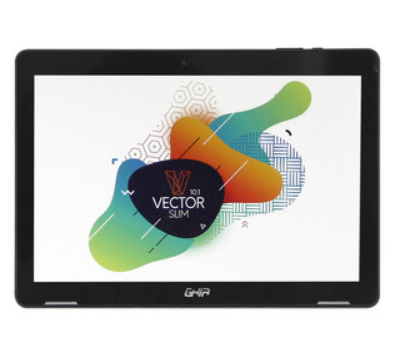 Tablet VECTOR 10.1 Slim, CPU Quad-Core, RAM 1GB, Almacen 16GB, Soporta MicroSD, Pantalla MultiTouch 10.1", Wi-Fi, BT, Android 8.1, GHIA GTABV10SN