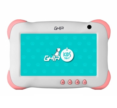 Tablet GHIA Axis Kids, CPU QC 1.2GHz, Android 7.0, Wi-Fi, 2 Cámaras, Pantalla Multi-touch de 7", 8 GB memoria interna, RAM 1 GB, Google Play Store, Soporta MicroSD, Rosa, GTKIDS7-PK
