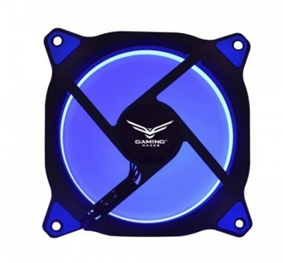 Ventilador P/ Gabinete (CPU) Modelo Ring, 120 Milímetros, Iluminacion LED Color Azul, 6 Pines, NACEB NA-0921A