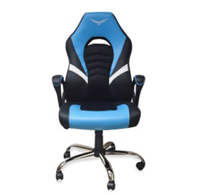 Silla Gamer Modelo Titan, Semi Reclinable, Color Azul/ Negro, Max. 120 Kg, NACEB NA-0935A
